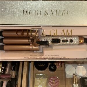 💎 New  NIB Glitz & Glam Digital Hair Waver deep wave iron